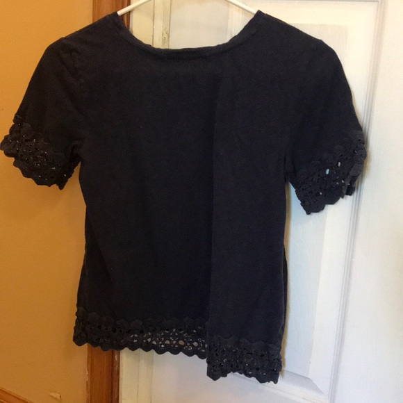 LOFT Navy Summer T Shirt 3 for $5!! - Picture 2 of 2